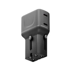 Energea TravelGo Adapter 30 2 Port USB-C 30W PD Travel Adapter - Gunmetal